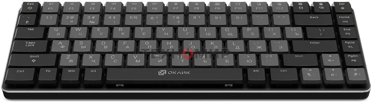 Клавиатура Oklick K615X проводная, USB Type-A, чёрный