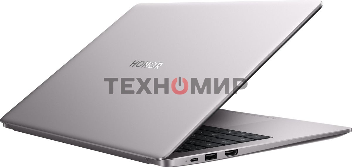 Ноутбук HONOR MagicBook X 14 серый 5301ALWU Intel Core i5-12450H/16Gb/SSD 512Gb/14