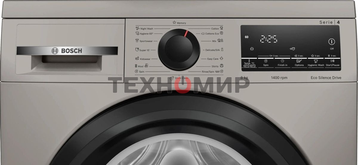 Стиральная машина Bosch WLS2846SME серый, загр.фронтальная, макс.: 8кг, 1400 об/мин, класс: A+