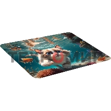 Коврик для мыши Cactus Fish Cat 300x250x3мм (CS-MPC-D15M)