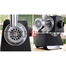 Мясорубка электрическая Bosch MFWS650B черный, 2100 Вт, 3.5 кг/мин, реверс, защита от перегрузки, насадки - 5