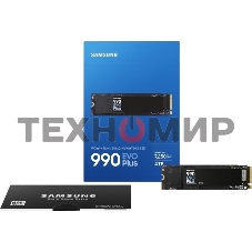 Накопитель SSD Samsung 990 EVO Plus, 4 ТБ, M.2 2280, PCIe 4.0 x4, NVMe 2.0, R/W 7250/6300