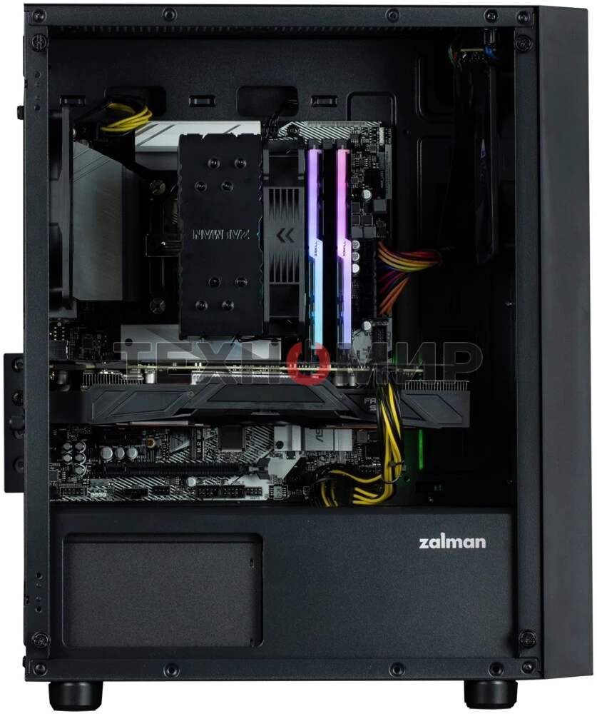 Компьютерный корпус MiniTower Zalman T3 PLUS черный (Zalman T3 PLUS) (без блока питания)