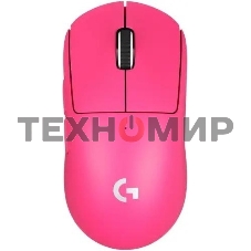 Мышь беспроводная Logitech G PRO X SUPERLIGHT розовый, 25600 dpi, радиоканал, USB, кнопки - 5