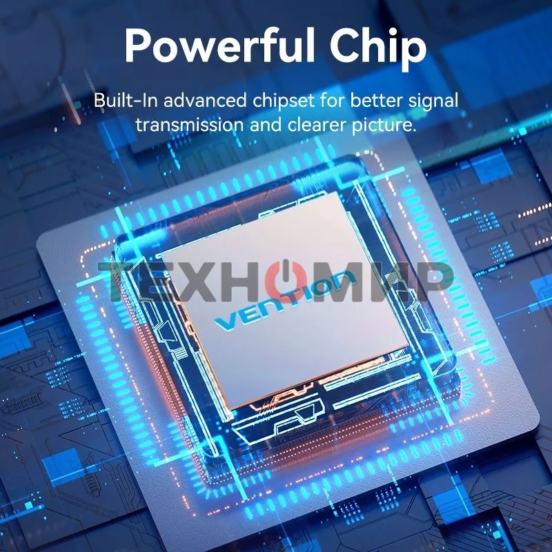 Переключатель - разветвитель Vention HDMI v2.1 двунаправленный 2x1/1x2