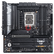 Материнская плата ASUS TUF GAMING B860M-PLUS WIFI, LGA 1851, Intel B860, 4xDDR5, 4xSATA, 3xM.2, 1xPCIe 5.0 x16, 1xPCIe x4, 1xUSB-C, 4xUSB-A 3.2 Gen 1, 2xUSB-A 3.2 Gen 2, 1xHDMI, 1xDP, 1x2.5Gb LAN, 7.1, mATX