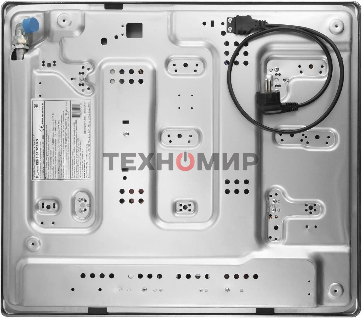 Комбинированная варочная панель (электрическая+газовая) Maunfeld EEHS.64.3CS/KG