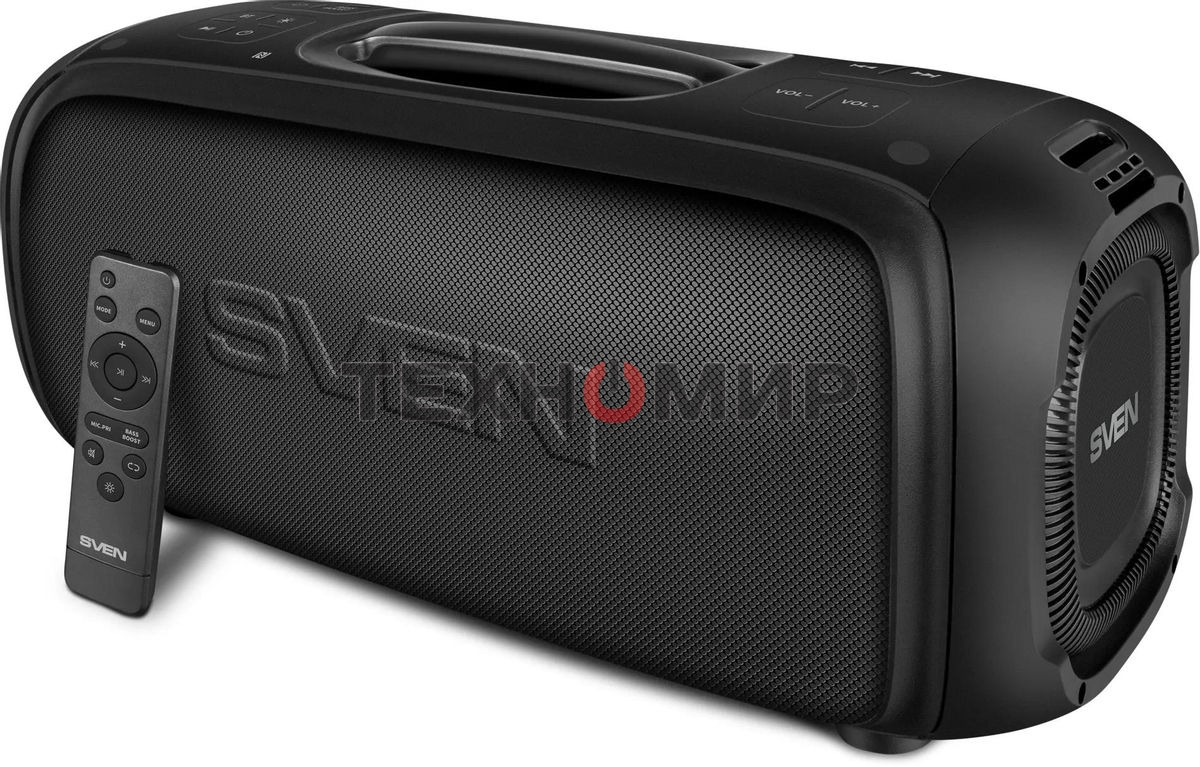 Портативная колонка Sven PS-860 черный 100W 1.0 BT/3.5Jack 5400mAh (SV-022518)