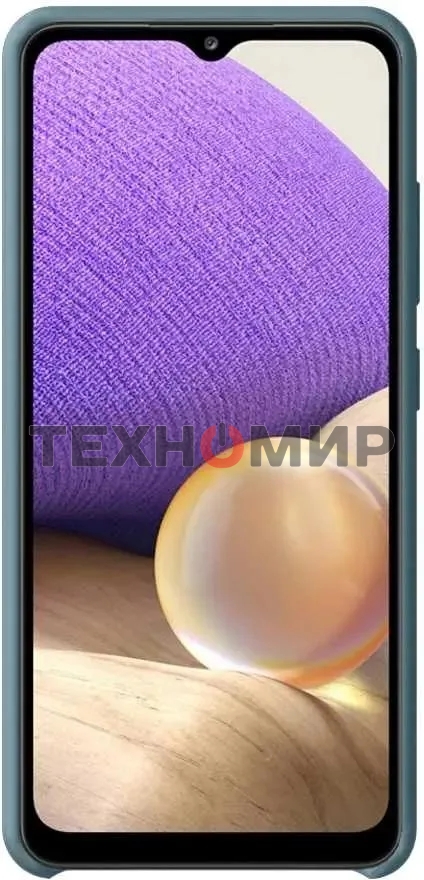 Чехол (клип-кейс) Deppa для Samsung Galaxy A32 Liquid Silicone синий (870122)