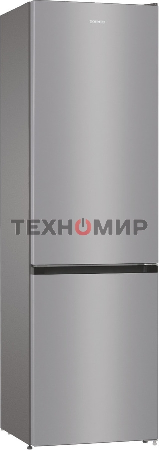 Холодильник Gorenje NRK6201ES4 серебристый двухкамерный 235/96 л морозилка снизу, No Frost