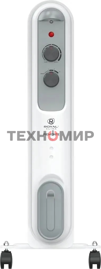 Обогреватель масляный Royal Clima ROR-P5-1000M (5 секций) белый, 1000 Вт, 10 м2, термостат