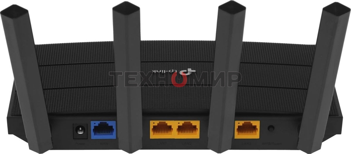 Роутер TP-Link AX1500 Dual-Band Wi-Fi 6 RouterSPEED: 300 Mbps at 2.4 GHz + 1201Mbps at 5 GHzSPEC: 4× Antennas, 1GHz Dual Core CPU, 1× Gigabit WAN Port + 3× Gigabit LAN Ports, 1024-QAM, OFDMAFEATURE: Tether App, WPA3, Access Point Mode, IPv6 Supported, IPT