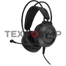 Гарнитура проводная с микрофоном Оклик HS-L300G Black черный 2.2м мониторные USB оголовье (1796949)