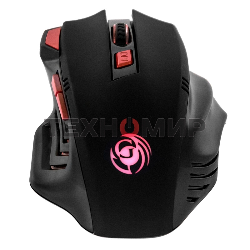 Мышь беспроводная Dialog Gan-Kata MRGK-14UR черный, 1600 dpi, радиоканал, USB, кнопки - 6