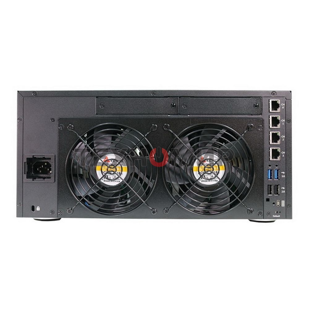 Система хранения данных Infortrend EonStor GSe Pro 100 8bay. Intel Atom 2.4GHz 4C CPU, 1x4Gb non-ECC, 4x1GbE(RJ45), 2x USB 2.0, 2x USB 3.0, 1x Host Board slot, 1xPSU and 8 drive trays (GSe Pro 108-C)