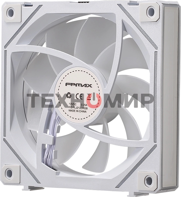 Вентилятор для корпуса Aerocool/Formula Air Bridge WH ARGB белый, 120 мм, 1500 об/мин, 27.5 дБ, 4 pin