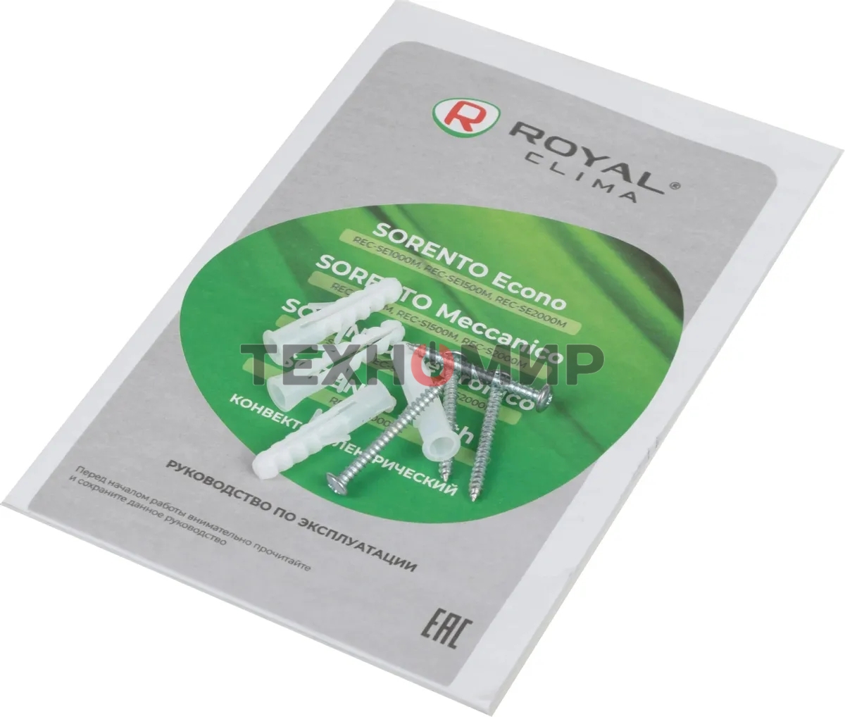 Электрический конвектор Royal Clima REC-S1000M 1000W