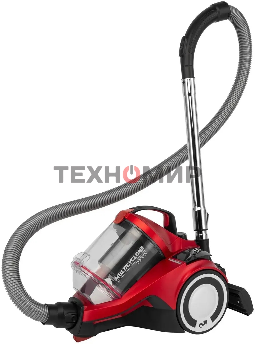 Пылесос Starwind SCV2081 красный/черный, 350/2000 Вт, уборка сухая, пылесборник контейнер 3.5 л