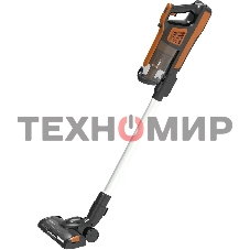 Пылесос вертикальный Blackton Bt VCA1401B оранжевый, питание от аккумулятора, 120 Вт, уборка сухая, пылесборник 0.6 л, работа от АКБ max 40 мин