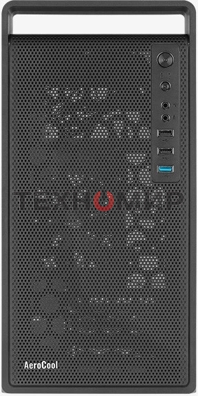 Компьютерный корпус MiniTower Aerocool/Formula CS-109-S-BK-v1 (mATX, USB3x1, USB2x2, 120мм fan,без БП) (4711099472390)