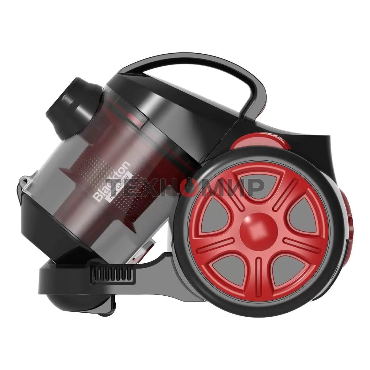 Пылесос Blackton Bt VC1802B серый/красный, 350 Вт, сухая уборка, пылесборник контейнер 2 л