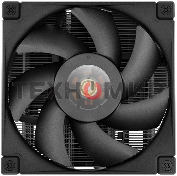 Кулер для процессора DEEPCOOL AN400 черный 92мм алюминий+медь 2900rpm 31db 4-pin 150W 52,5мм