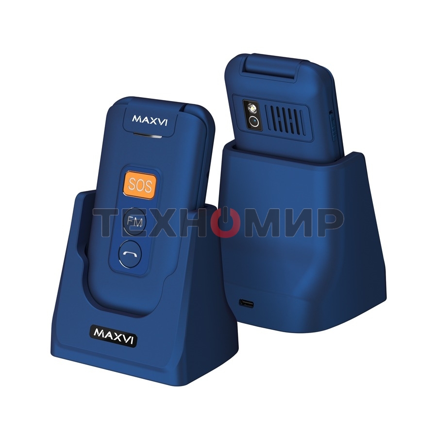 Мобильный телефон Maxvi E5 up синий