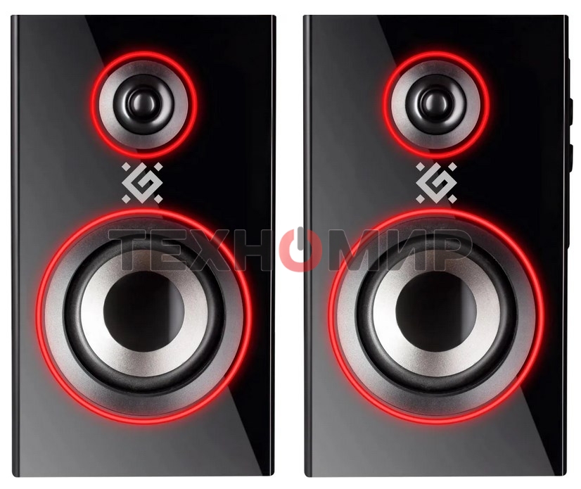 Акустическая система Defender SOLAR 20 черный 2.0