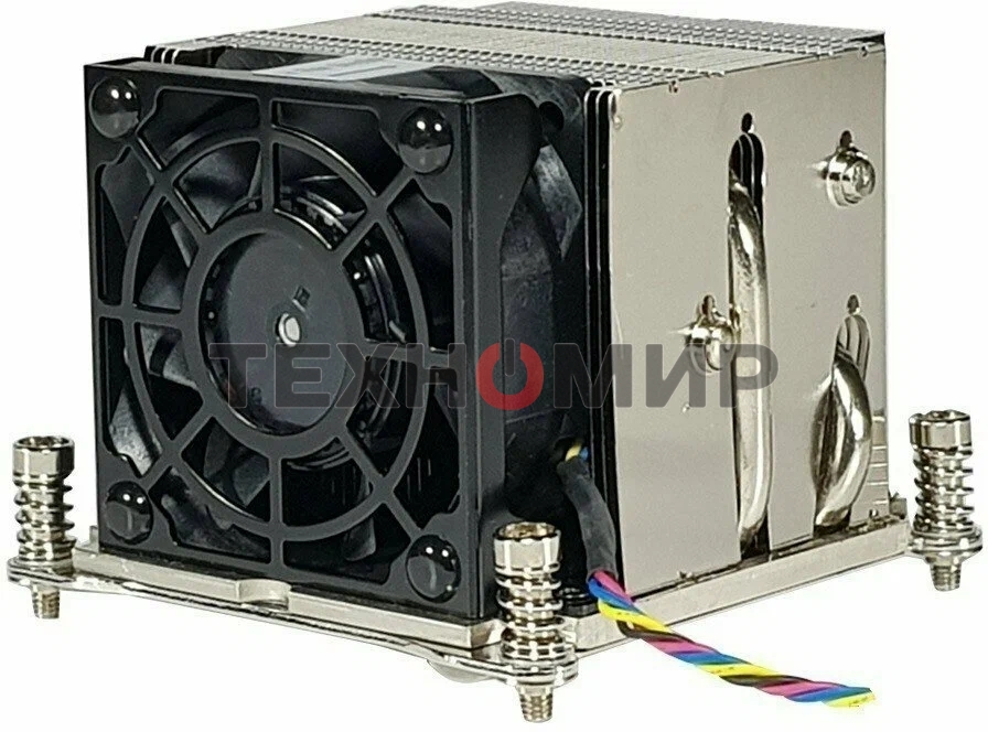 Кулер серверный Ablecom ACL-S20062 серебристый, 60 мм, алюминий, 8400 об/мин, 52 дБ, 4 pin, 180 Вт, 67 мм