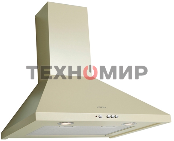 Вытяжка каминная Elikor Вента 60П-650-К3Д кремовый, 60 см, 650 куб. м/ч, 56 дБ