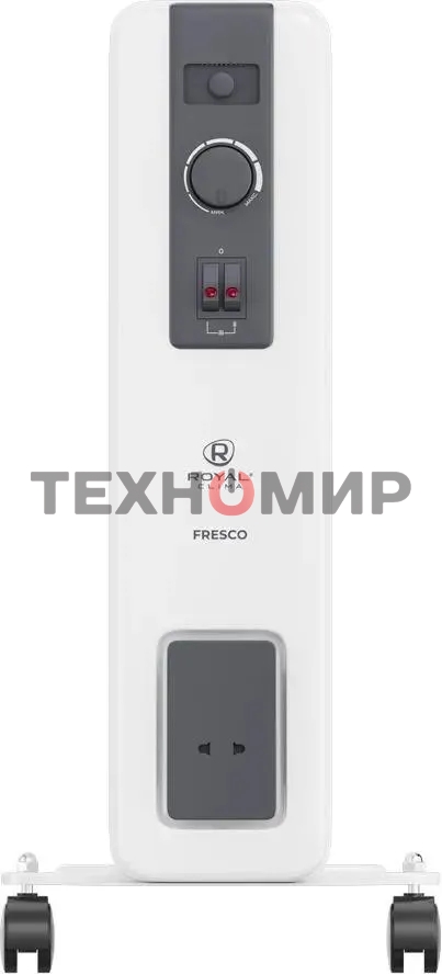 Радиатор масляный Royal Clima ROR-FR7-1500M 1500Вт белый/черный