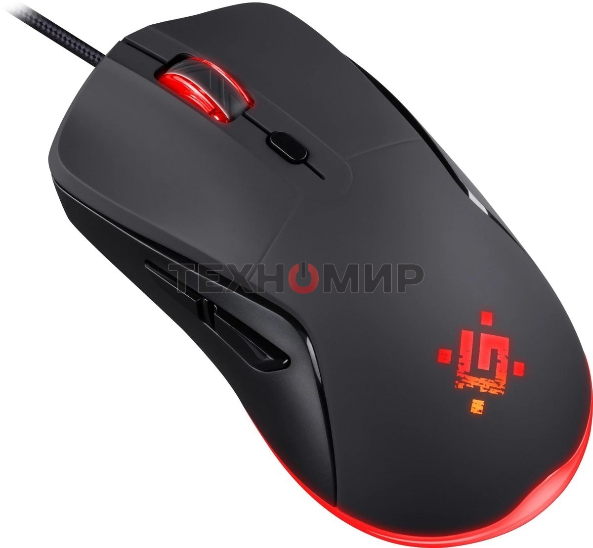 Мышь проводная Defender Arga GM-049 черный, 3600 dpi, USB, кнопки - 6