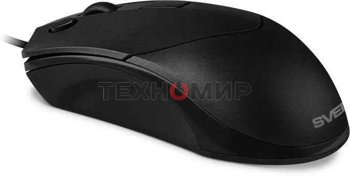 Мышь проводная SVEN RX-100 черный, 4000 dpi, USB, кнопки - 6