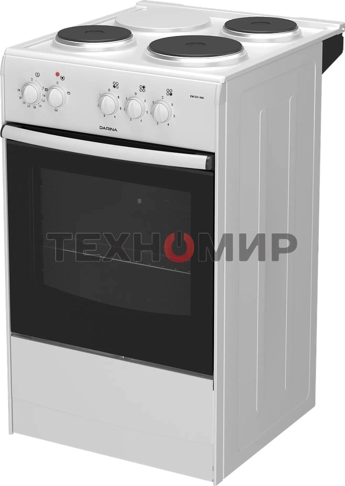 Плита электрическая Darina S EM331 404 W белый, конфорок 3 шт, духовка 50 л, 50 см x 85 см x 56 см