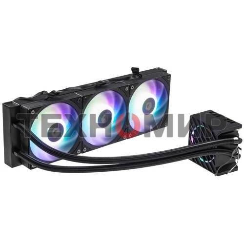 Система жидкостного охлаждения ID-Cooling Dashflow 360 XT Pro ARGb черный 120мм алюминий+медь 2150rpm 32.5db 4-pin 350W