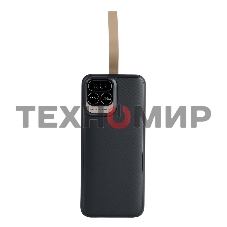 Портативный аккумулятор Perfeo Powerbank Atomic Age 30000 mAh/LED дисплей/PD + QC 3.0/Type-C/2 USB/Выход: 5A, max 22.5Wчерный (PF_E1478)