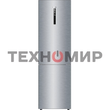 Холодильник Haier C2F637CXRGU1 нержавеющая сталь, двухкамерный, 278/108л, морозилка снизу, No Frost