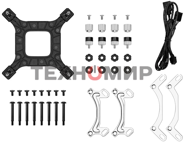 Система жидкостного охлаждения Deepcool LE240 PRO ARGb Soc-AM5/AM4/1200/1700/1851 черный 4-pin 28.2-33dB Al 280W 1347gr Ret (R-LE240PRO-BKAMMC-G-1)