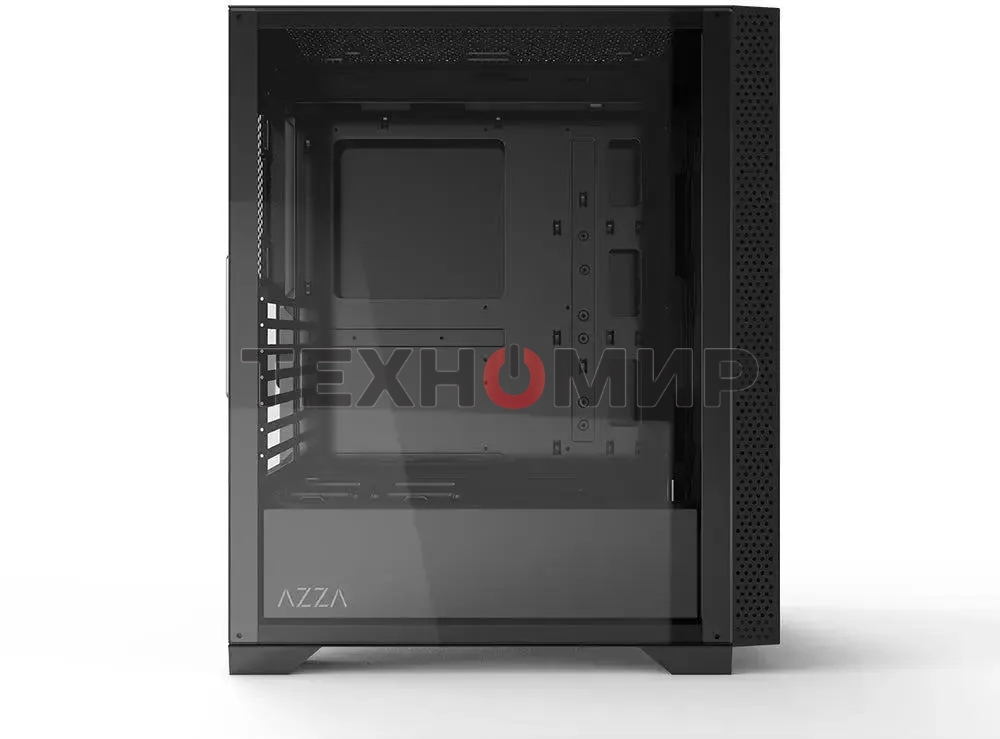 Компьютерный корпус Azza Celesta F черный без БП ATX 5x120мм 5x140мм 2xUSB 2.0 1xUSB 3.0 audio bott PSU