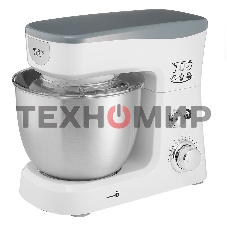 Миксер планетарный Delta LUX DE-7900Р белый с серым: 1000 Вт,чаша из нерж.стали-3,5л (2)