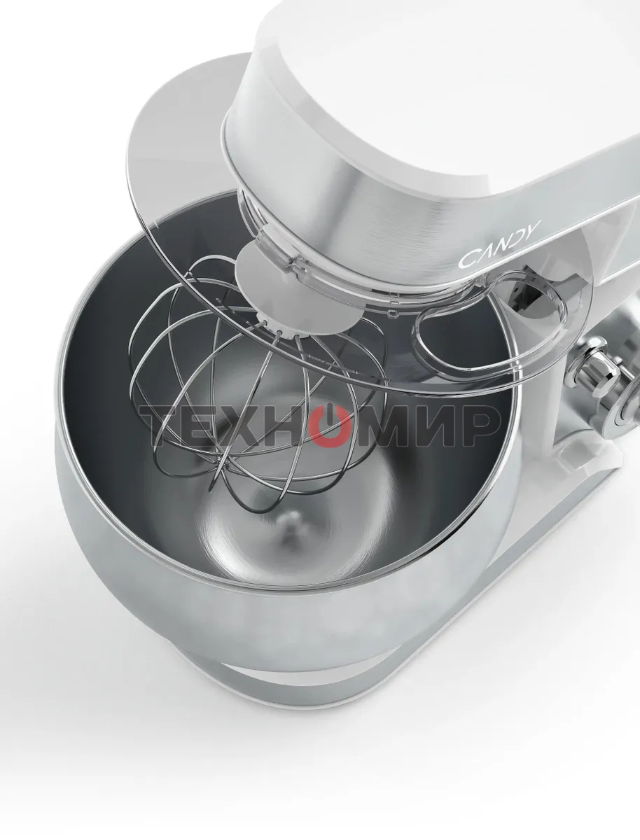Миксер планетарный Candy CM-501 900Вт серебристый/белый