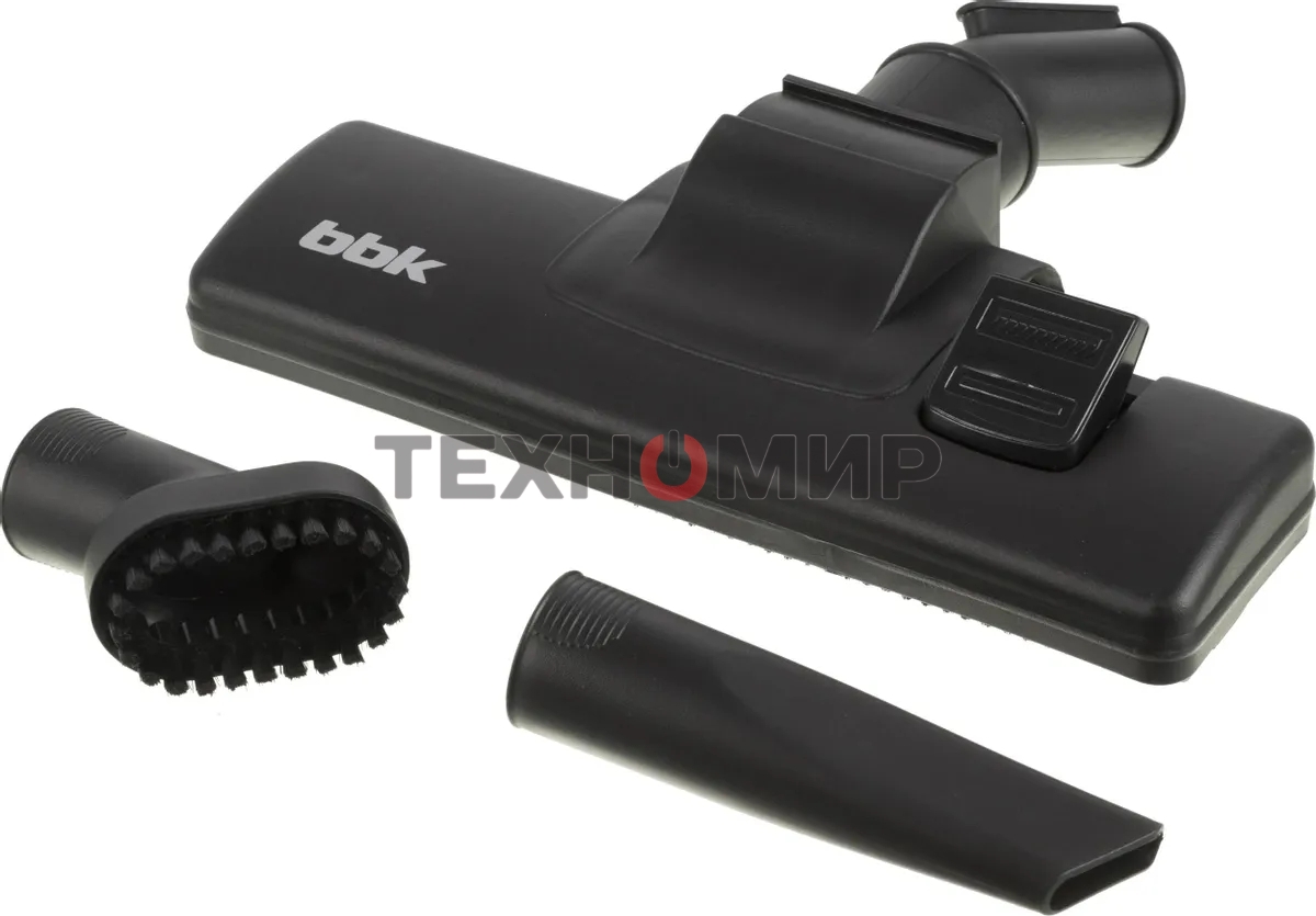 Пылесос BBK BV 1502 черный/темная вишня, 300/1600 Вт, уборка сухая, пылесборник контейнер 2 л