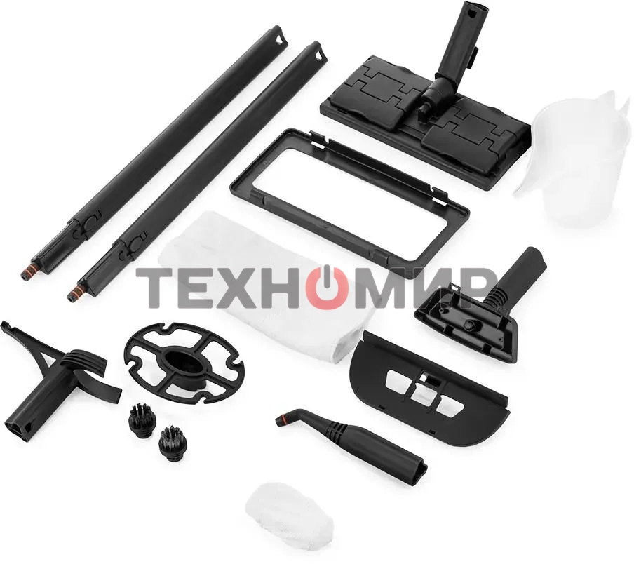 Пароочиститель напольный Kitfort КТ-9186 2000Вт салатовый/черный