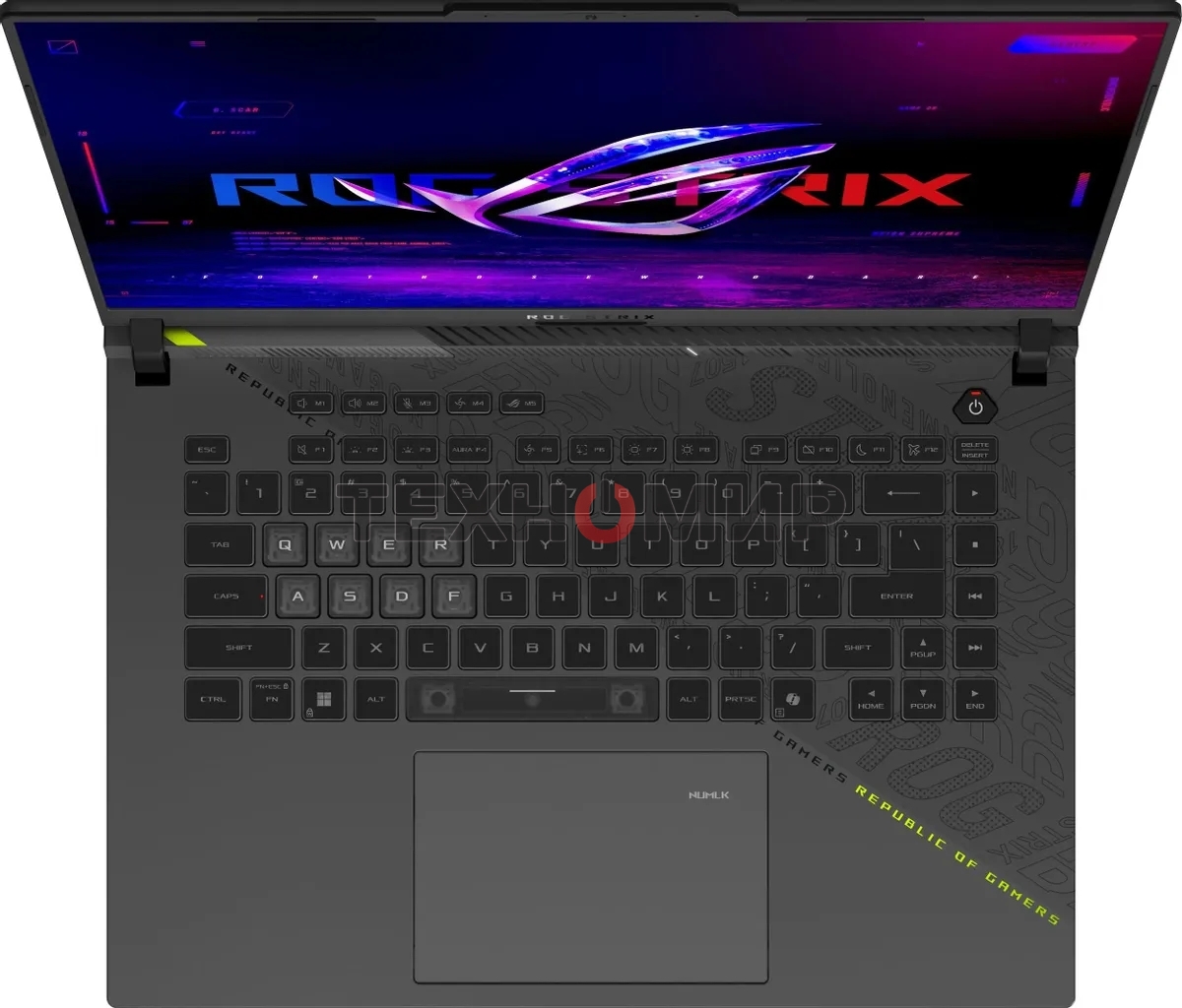 Ноутбук Asus ROG Strix G16 G614PM-S5097 Ryzen 9 8940HX 32Gb SSD 1Tb NVIDIA GeForce RTX 5060 8Gb 16