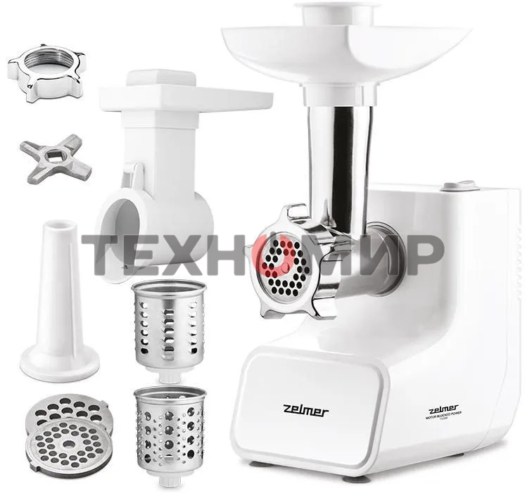 Мясорубка электрическая Zelmer ZMM3512B белый