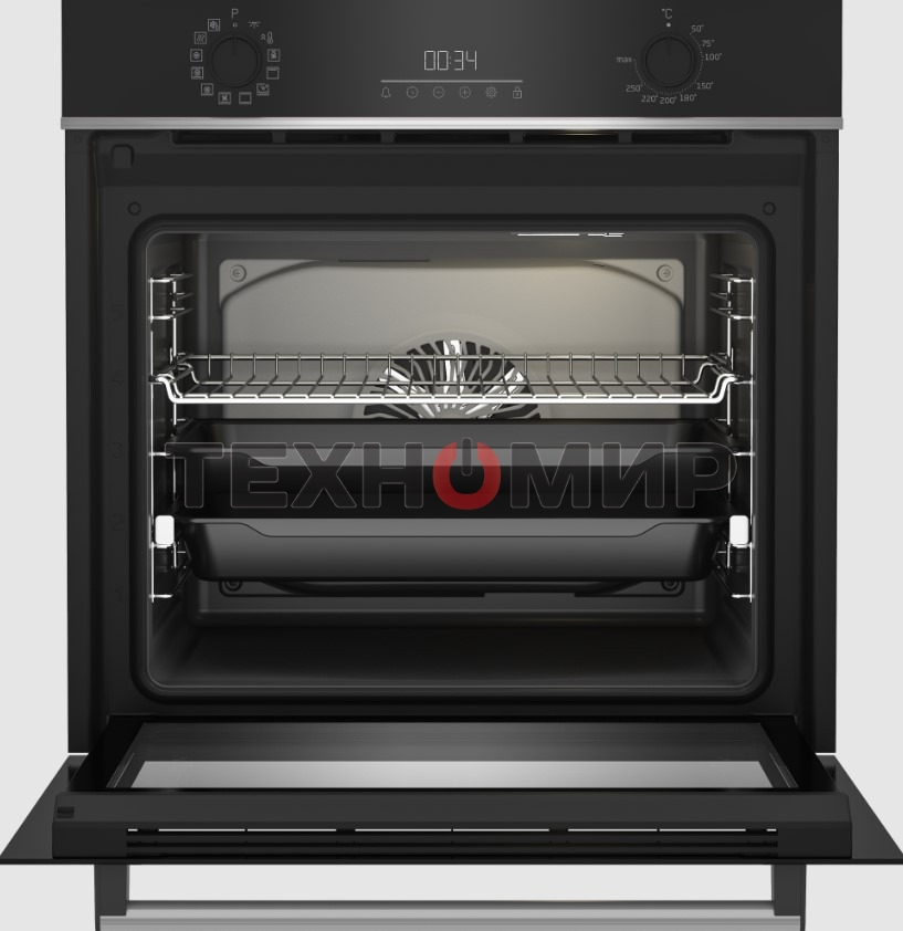 Встраиваемый духовой шкаф Beko BIOM1532KBNCS черный