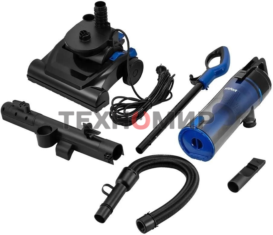 Пылесос Kitfort КТ-5318 850Вт черный/синий