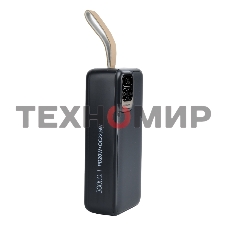 Портативный аккумулятор Perfeo Powerbank Atomic Age 30000 mAh/LED дисплей/PD + QC 3.0/Type-C/2 USB/Выход: 5A, max 22.5Wчерный (PF_E1478)
