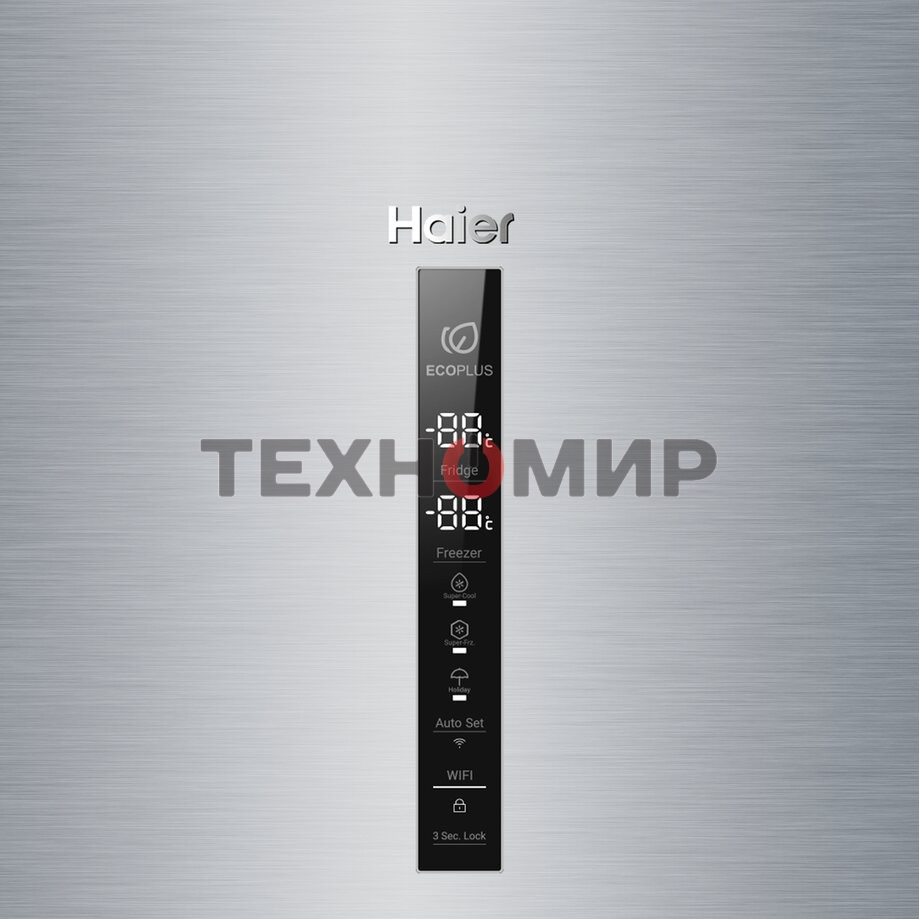 Холодильник Haier C2F637CXRGU1 нержавеющая сталь, двухкамерный, 278/108л, морозилка снизу, No Frost