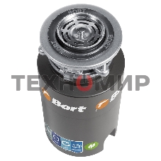 Измельчитель пищевых отходов Bort TITAN 4000 (Control) Мощность л.с. 0,75; 560 Вт; 4,2 кг/мин; 3200 об/мин; 1400 мл; Металл;набор аксессуаров 5 шт [93410242]